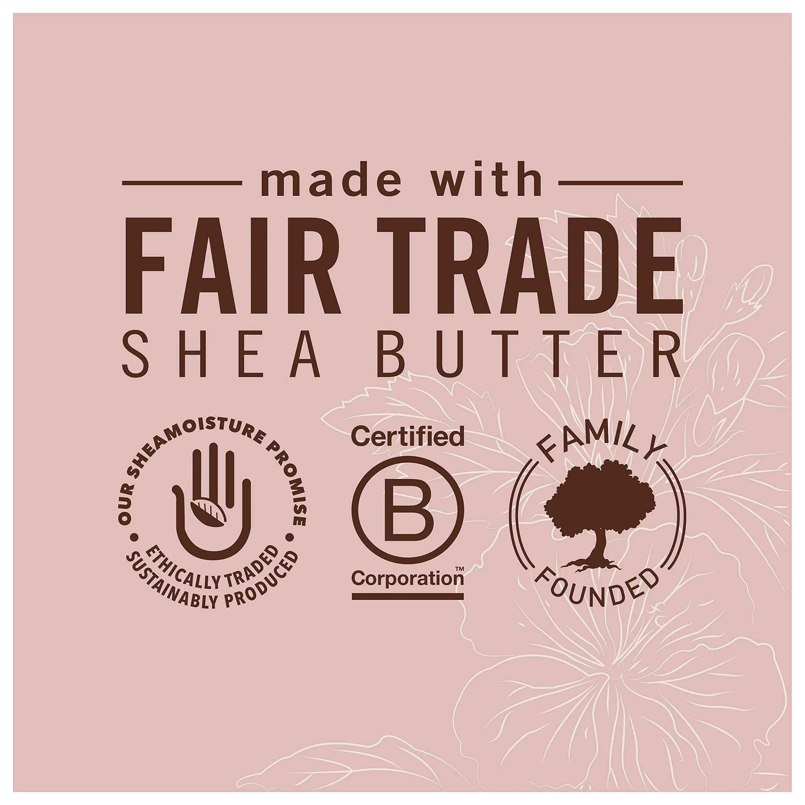 Shea Moisture Coconut & Hibiscus Curling Gel Soufflé 355ml (12 fl oz) | Defines Curls, Controls Frizz - view 7