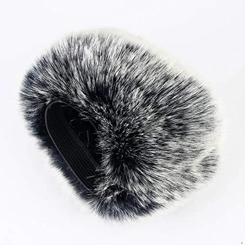YOUSHARES DR05X Windscreen Muff for Tascam DR-05X DR-05 Portable Recorders | Artificial Fur Wind Screen thumbnail 4