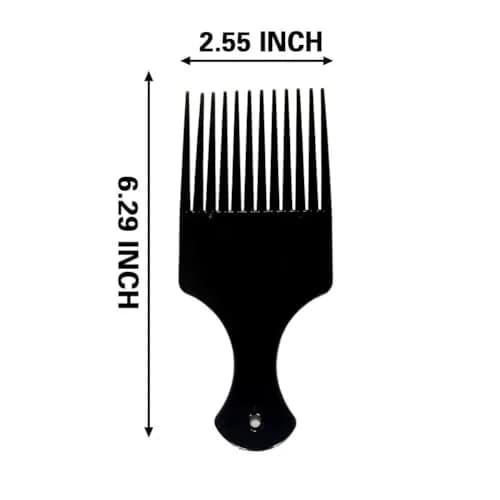 BE BIGEDDIE Magic Sponge Brush for Afro Curls 6.29 Inch | Twist Sponge with Pick Comb (2 PACK) thumbnail 4