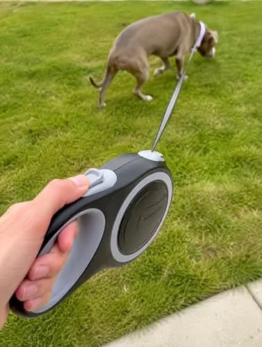 EC.TEAK Retractable Dog Leash 26 ft | Heavy Duty Nylon & TPE Handle for Medium & Large Dogs thumbnail 7