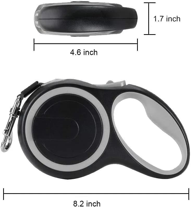 EC.TEAK Retractable Dog Leash 26 ft | Heavy Duty Nylon & TPE Handle for Medium & Large Dogs thumbnail 4