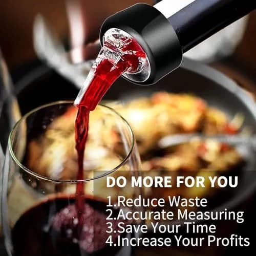 SuproBarware Automatic Measured Bottle Pourer 1oz | Accurate Liquor Dispenser for Home & Bar thumbnail 6