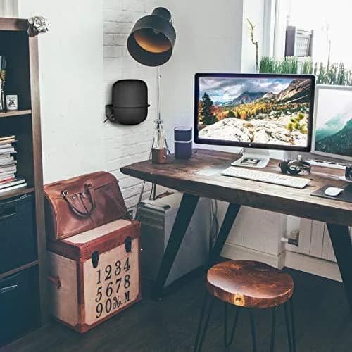 ALLICAVER Black Metal Wall Mount Compatible with Apple HomePod 2nd Gen Speaker Holder | Space-Saving Wall Mount for HomePod thumbnail 6