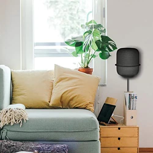 ALLICAVER Black Metal Wall Mount Compatible with Apple HomePod 2nd Gen Speaker Holder | Space-Saving Wall Mount for HomePod thumbnail 8