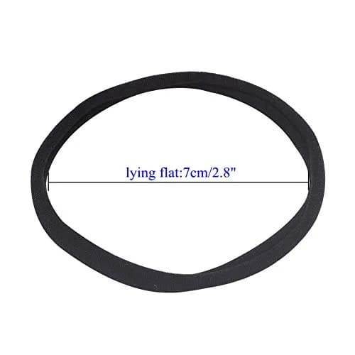 inSowni 50 Pack Super Soft Stretchy DIY Solid Nylon Headbands Baby Hair Bands One Size Fits All (Black) thumbnail 4
