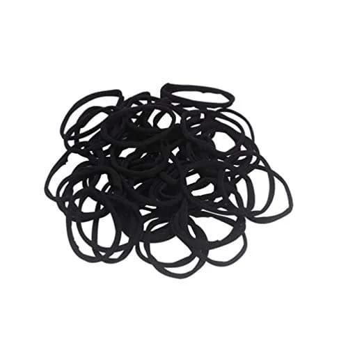 inSowni 50 Pack Super Soft Stretchy DIY Solid Nylon Headbands Baby Hair Bands One Size Fits All (Black) thumbnail 3