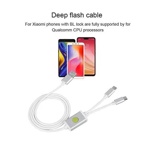 FOSA Deep Flash Cable for Phone Open Port 9008 Mode | Compatible with BL Locks & CPU (Approx. 0.9m, White) thumbnail 4