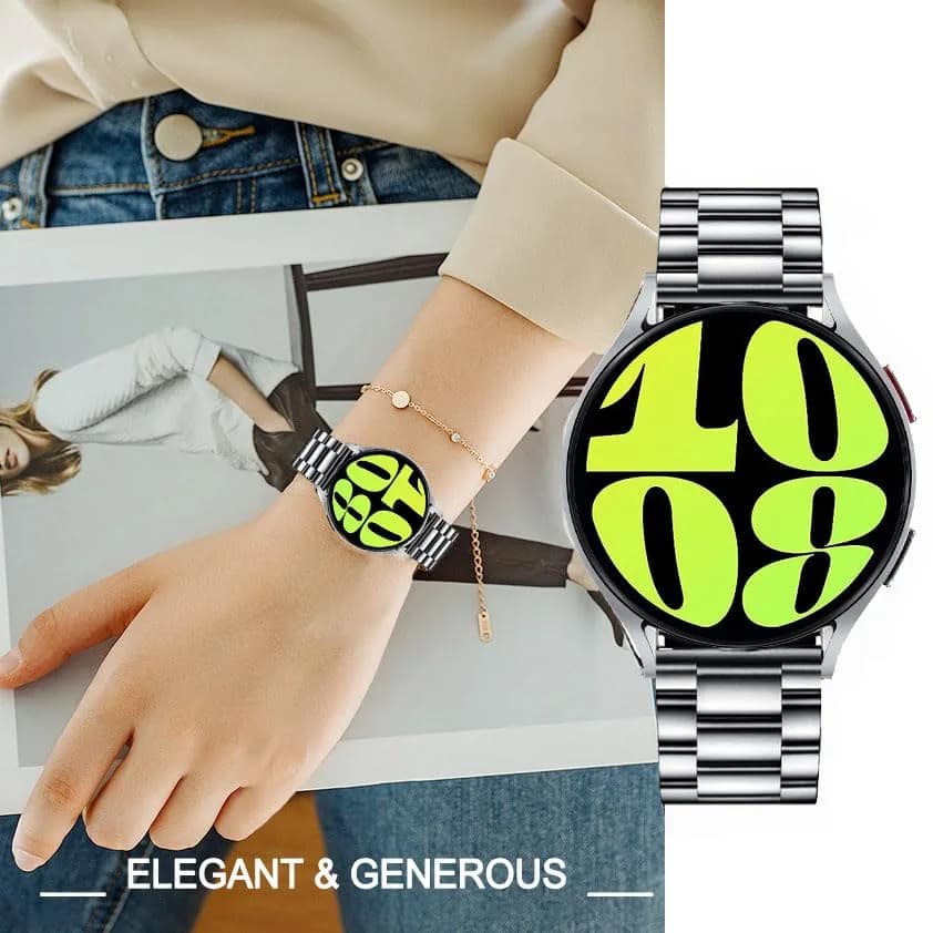 DEALELE Stainless Steel Watch Band Compatible with Samsung Galaxy Watch 7 / FE / 6 / 6 Classic / 5 / 5 Pro / 4 / 4 Classic / Galaxy 3 41mm, 20mm thumbnail 6