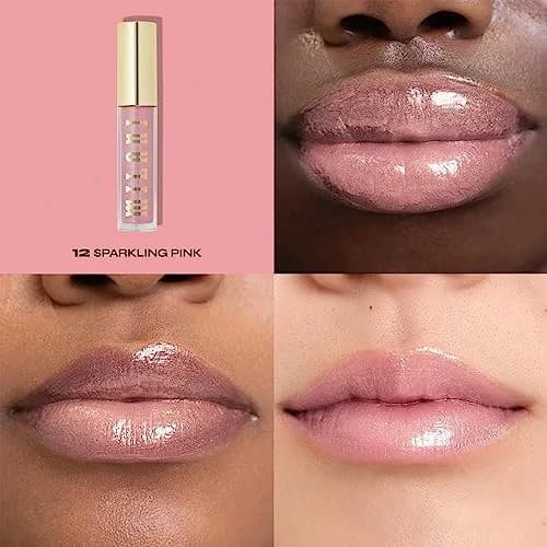 Milani Keep It Full Nourishing Lip Plumper Sparkling Pink | Hydrating, Sheer Color, Peptides & Hyaluronic Acid (70-120 chars) thumbnail 2