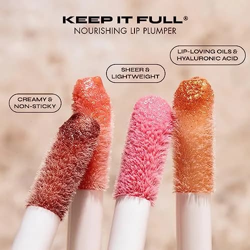 Milani Keep It Full Nourishing Lip Plumper Sparkling Pink | Hydrating, Sheer Color, Peptides & Hyaluronic Acid (70-120 chars) thumbnail 3
