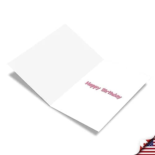 The Best Card Company 16th Happy Birthday Greeting Card with Envelope | Milestone Celebration Cake Design thumbnail 2