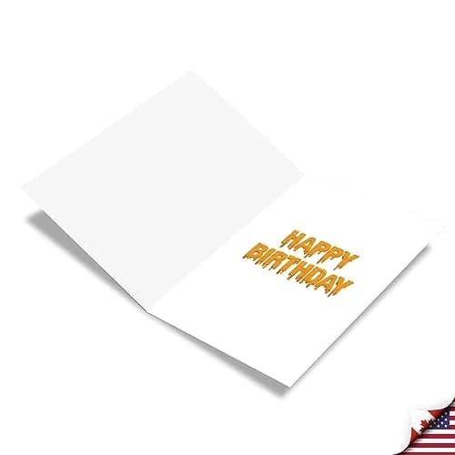 The Best Card Company 21st Happy Birthday Card with Envelope | Milestone Bday Cake, 21 Years Old, Congrats Notecard (1 Card, 5x7 Inch) thumbnail 2