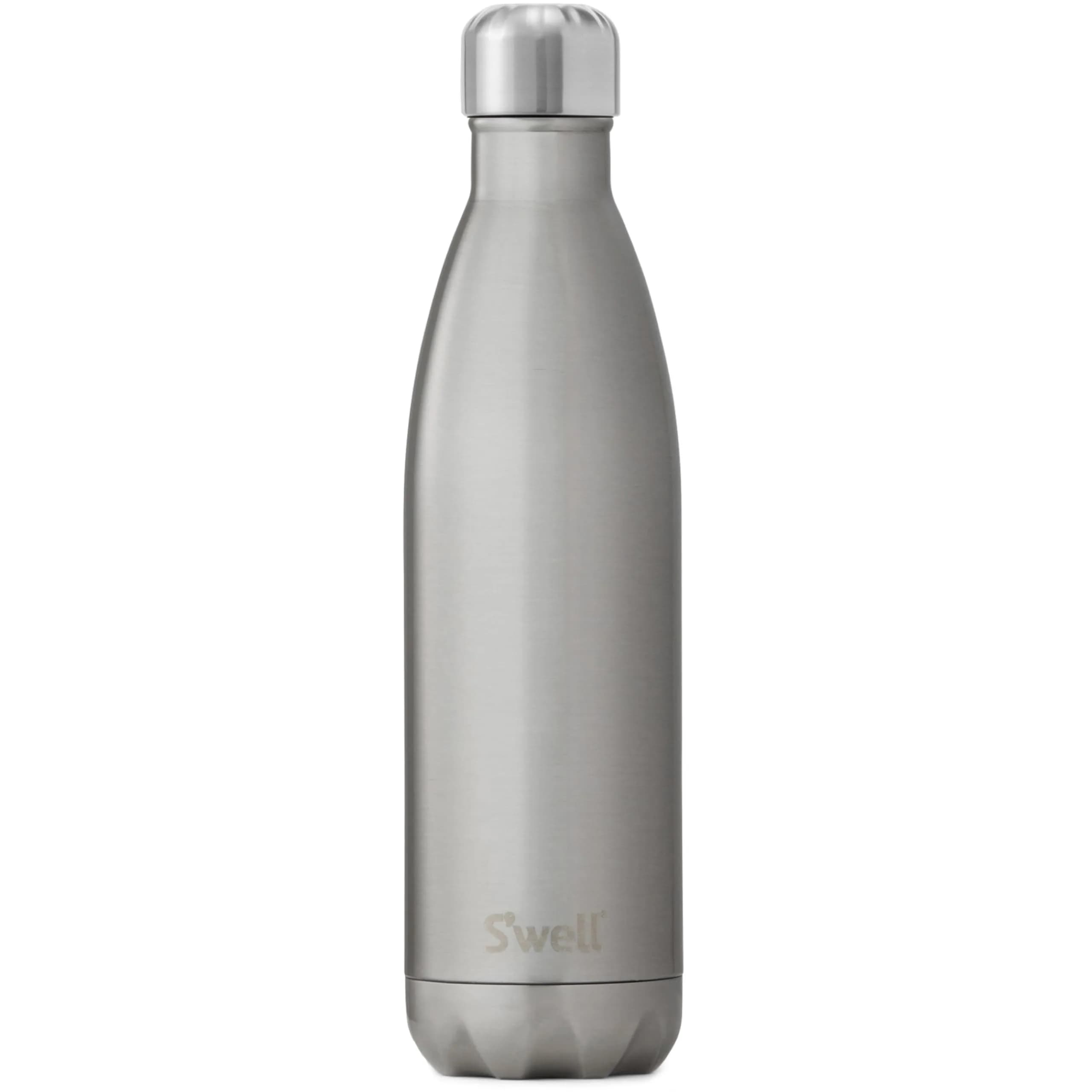 S'well Vacuum-Insulated Stainless Steel Water Bottle 25 oz Silver Lining | Keeps Drinks Cold 48h & Hot 24h, Condensation-Free, Reusable