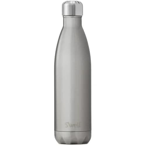S'well Vacuum-Insulated Stainless Steel Water Bottle 25 oz Silver Lining | Keeps Drinks Cold 48h & Hot 24h, Condensation-Free, Reusable thumbnail 1