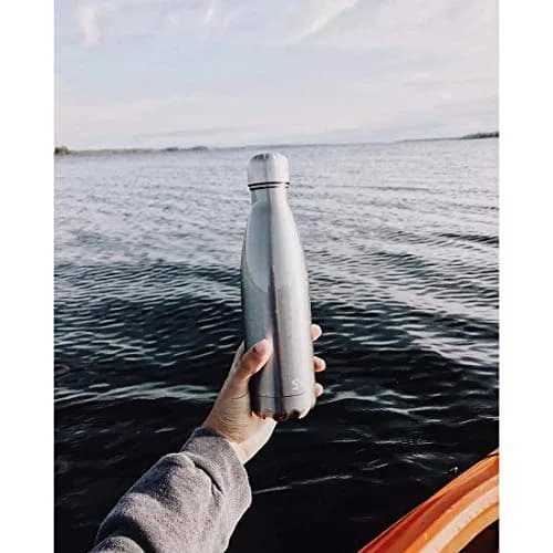 S'well Vacuum-Insulated Stainless Steel Water Bottle 25 oz Silver Lining | Keeps Drinks Cold 48h & Hot 24h, Condensation-Free, Reusable thumbnail 2
