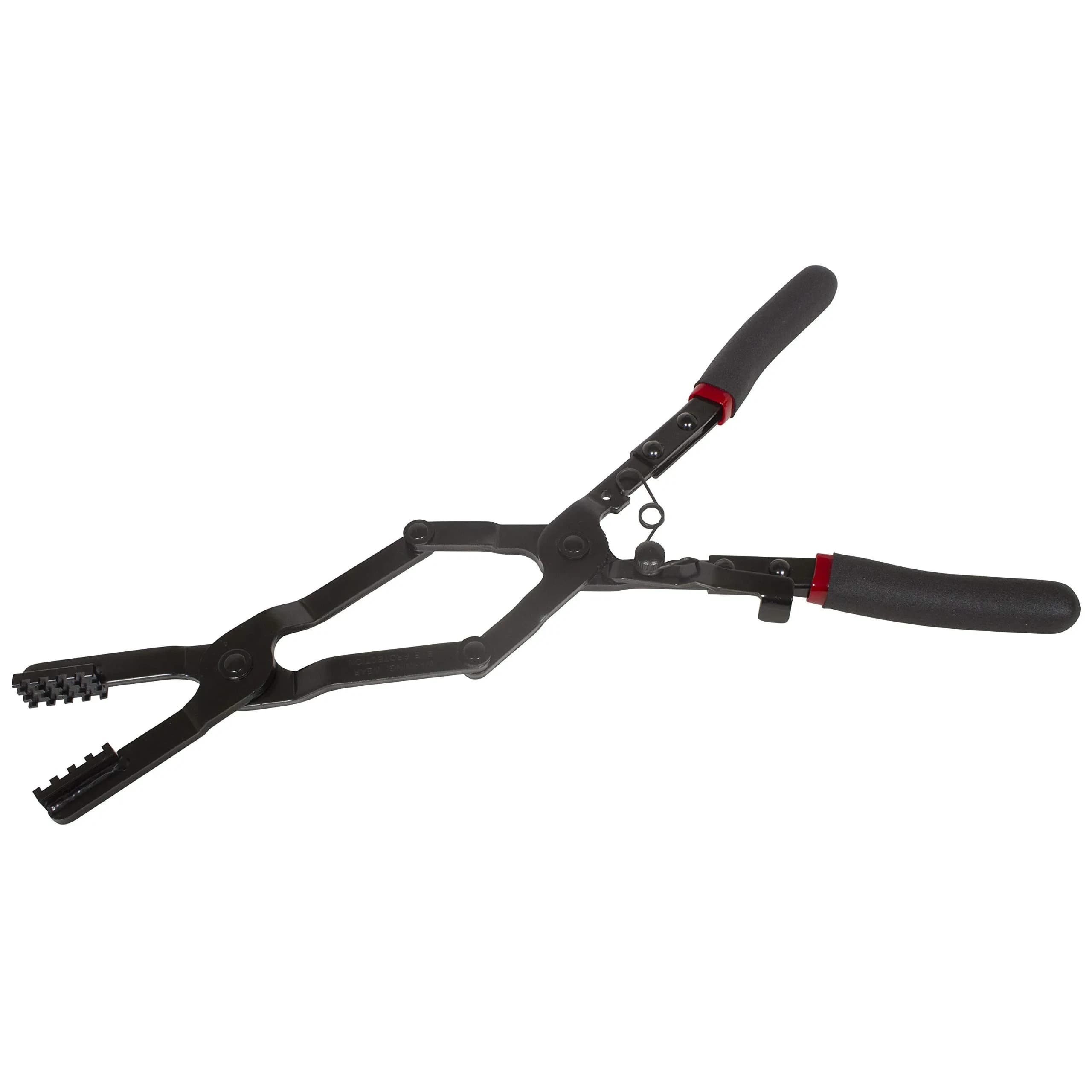Lisle 17370 35 Degree Long Hose Clamp Pliers with Ratcheting Lock | 43.18 cm (17 in) Length — Factory