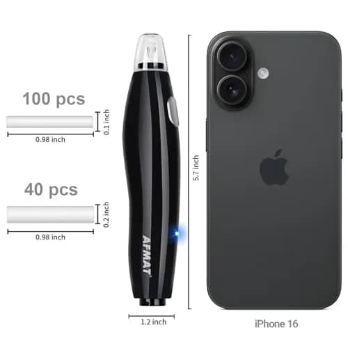 AFMAT Electric Eraser for Artists 140 Refills Rechargeable Battery Operated | Precise Drafting & Crafting (70-120 chars) thumbnail 5