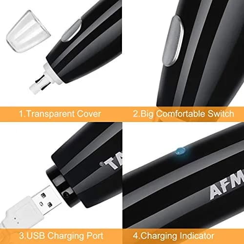 AFMAT Electric Eraser for Artists 140 Refills Rechargeable Battery Operated | Precise Drafting & Crafting (70-120 chars) thumbnail 7