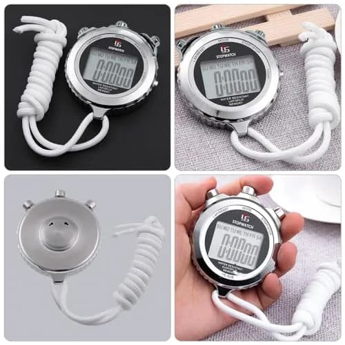 LAOPAO Metal Stopwatch Timer with Backlight & 2 Lap Memory | Professional Coach Stopwatch thumbnail 5