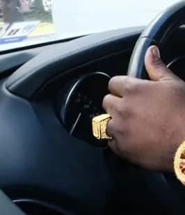 Charles Raymond Gold Oversize Hip Hop Ring with Crystals | Size 9 (US) thumbnail 9