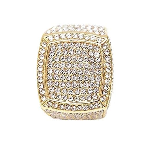 Charles Raymond Iced Out Luxury Oversize Men's Ring 444 Gold Size 12 | Statement Hip Hop Jewelry thumbnail 7