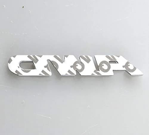 EmbRoom AWD Emblem, 3D Metal Tailgate Side Sticker Badge Replacement 8.9cm (3.5in) | Universal Fit Chrome Metal thumbnail 4