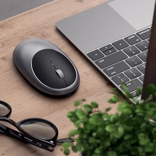 Satechi M1 Wireless Bluetooth Mouse, USB-C Rechargeable, Space Gray | 1200 DPI Optical Sensor thumbnail 7