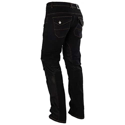 Takuey Men's Motorcycle Riding Jeans with Armor - Black, XL (34) | CE Certified Protection thumbnail 6