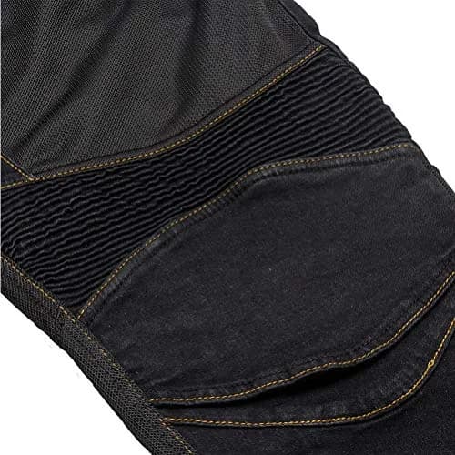 Takuey Men's Motorcycle Riding Jeans with Armor - Black, XL (34) | CE Certified Protection thumbnail 8