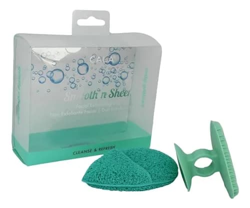 Cala Mint facial exfoliator duo | Deep cleansing & gentle buffing for radiant skin thumbnail 2