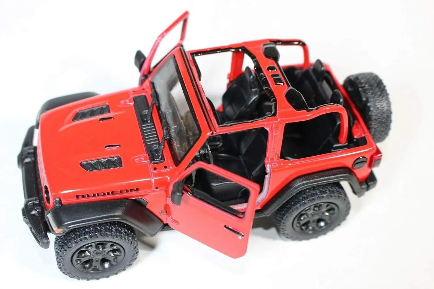 KiNSMART Jeep Wrangler Rubicon Off-Road 4x4 Toy Car 12.7cm (5 inch) | Authentic USA Import - view 5