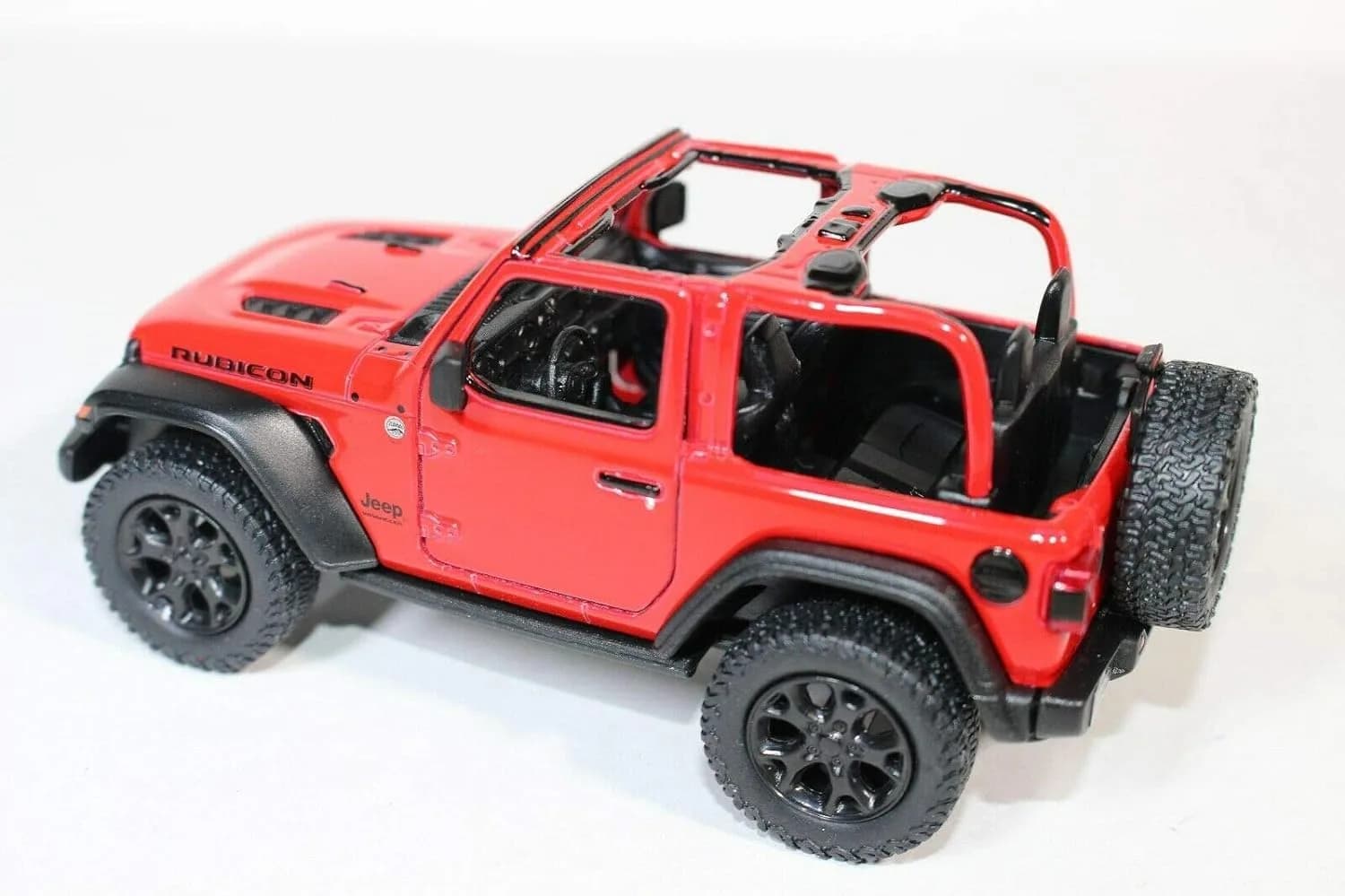 KiNSMART Jeep Wrangler Rubicon Off-Road 4x4 Toy Car 12.7cm (5 inch) | Authentic USA Import - view 2
