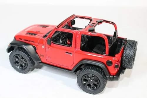 KiNSMART Jeep Wrangler Rubicon Off-Road 4x4 Toy Car 12.7cm (5 inch) | Authentic USA Import thumbnail 2