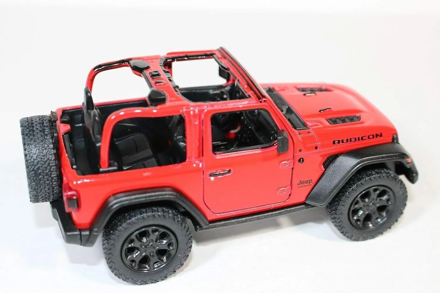 KiNSMART Jeep Wrangler Rubicon Off-Road 4x4 Toy Car 12.7cm (5 inch) | Authentic USA Import - view 3
