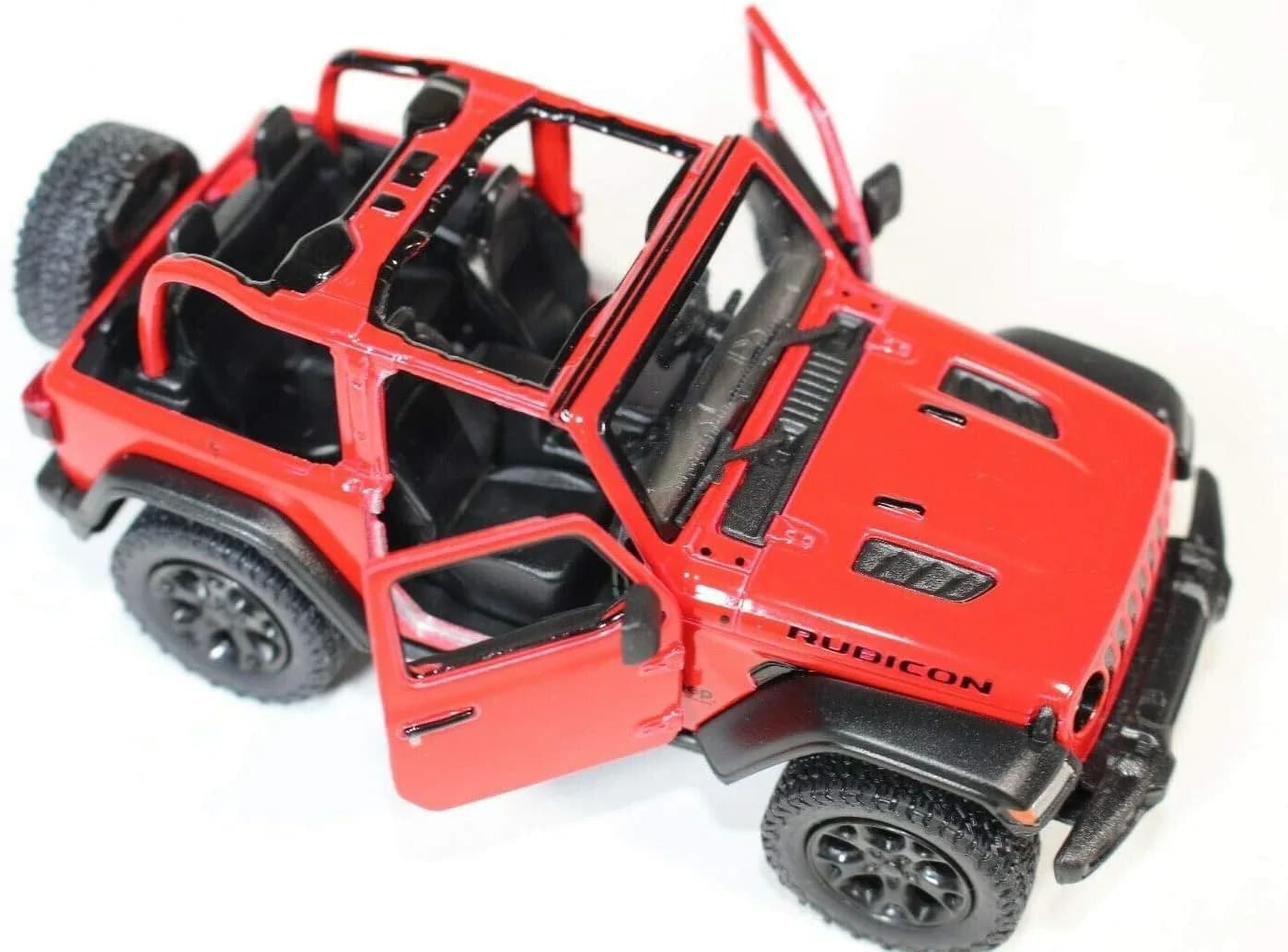 KiNSMART Jeep Wrangler Rubicon Off-Road 4x4 Toy Car 12.7cm (5 inch) | Authentic USA Import - view 4