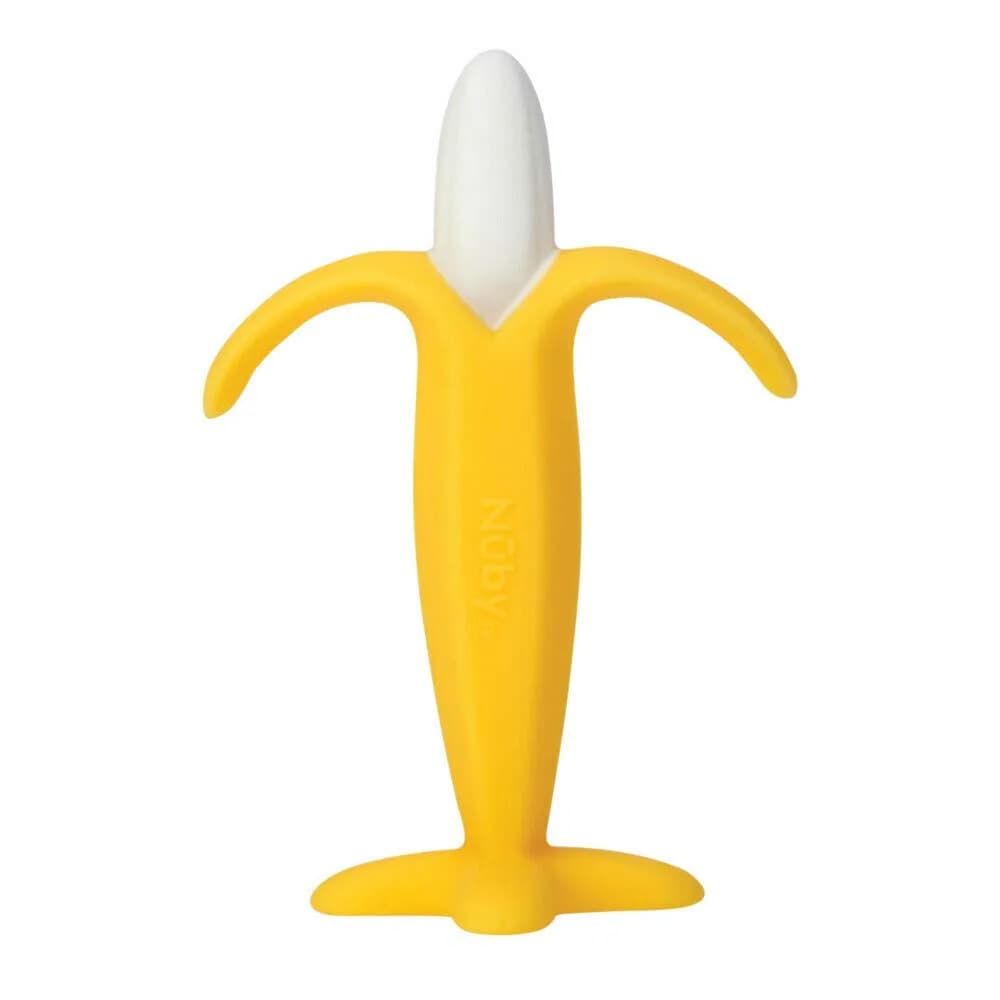 Nuby Soothing Banana Teether 5 Inch (Pack of 1) | BPA-Free Silicone for Gum Relief - main product image