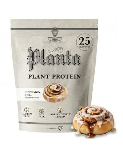 Ambrosia Plant Based Protein Powder 20g | Vegan & Keto Friendly Cinnamon Roll | Gluten & Dairy Free | 25 Servings thumbnail 1