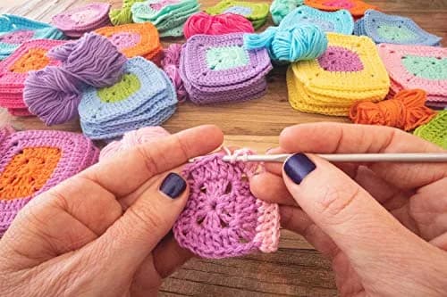 Studio Sam Pure Cotton Yarn Set Boho Brights Collection 1850 Yards (500g) | 100% Cotton Yarn for Knitting & Crochet thumbnail 6