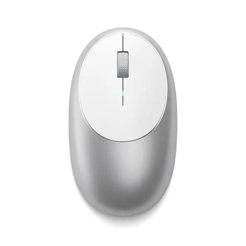 Satechi M1 Wireless Bluetooth Mouse, USB-C Rechargeable, Silver | Precise Optical Tracking for Mac & Windows thumbnail 1