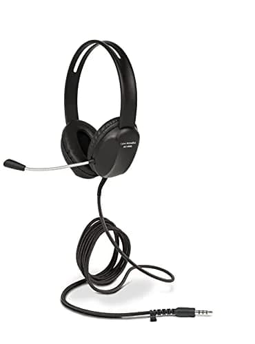 Cyber Acoustics AC-4000 Stereo PC Headset with TuffCord, 80 Pack | Durable Wired Headset for Schools & Offices thumbnail 2