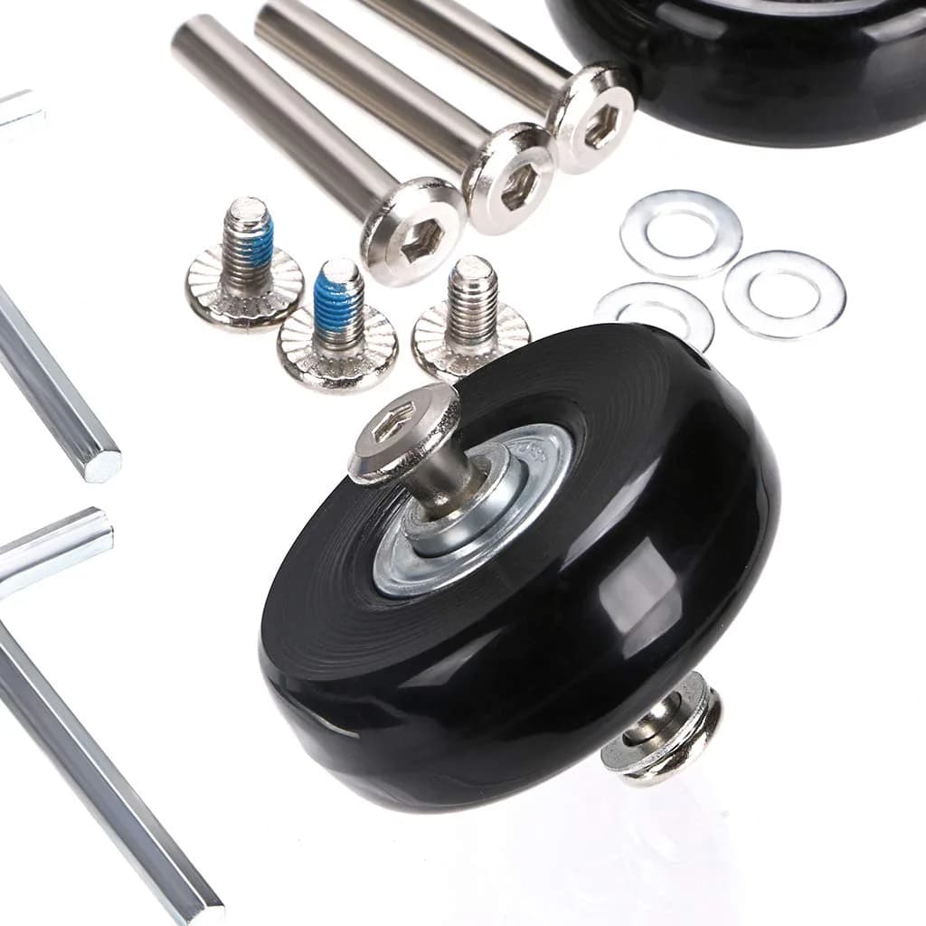 OwnMy 50mm x 18mm Luggage Suitcase Replacement Wheels Set of 4 | Smooth Rolling for Travel - view 7