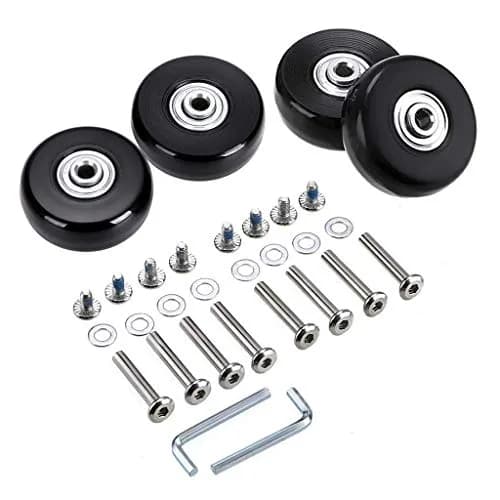 OwnMy 50mm x 18mm Luggage Suitcase Replacement Wheels Set of 4 | Smooth Rolling for Travel thumbnail 1