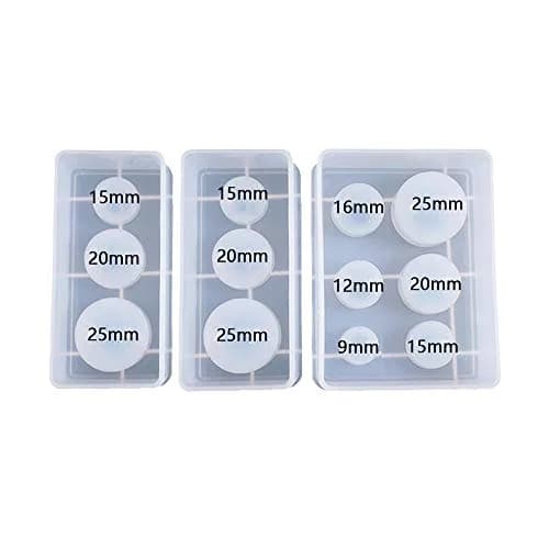 DyAi Silicone Ball Mold Orbs Pendant Universe Spheroid Resin Epoxy Mold | Reusable Jewelry Casting thumbnail 2