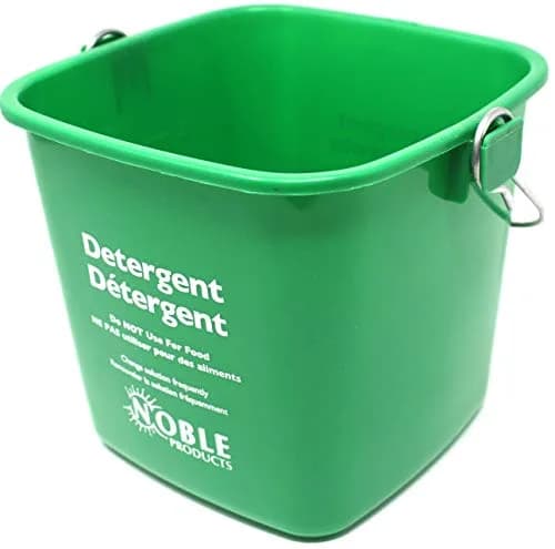 Noble Products Green Bucket 3 Quart | Square Cleaning Pail for Household & Commercial Use thumbnail 4