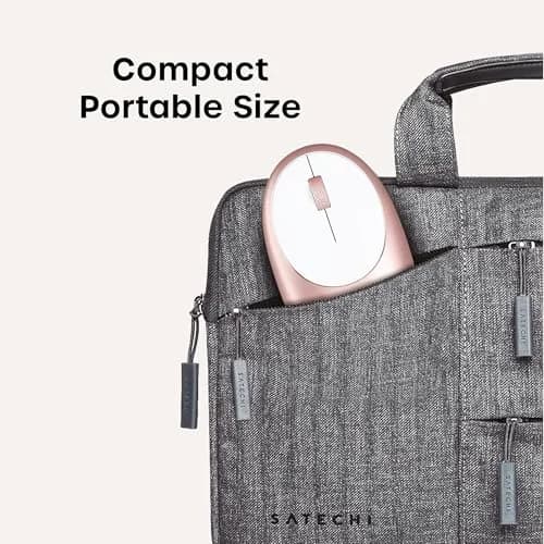 Satechi M1 Wireless Bluetooth Mouse, USB-C Rechargeable, Compact, Rose Gold | 1200 DPI Optical Tracking thumbnail 5