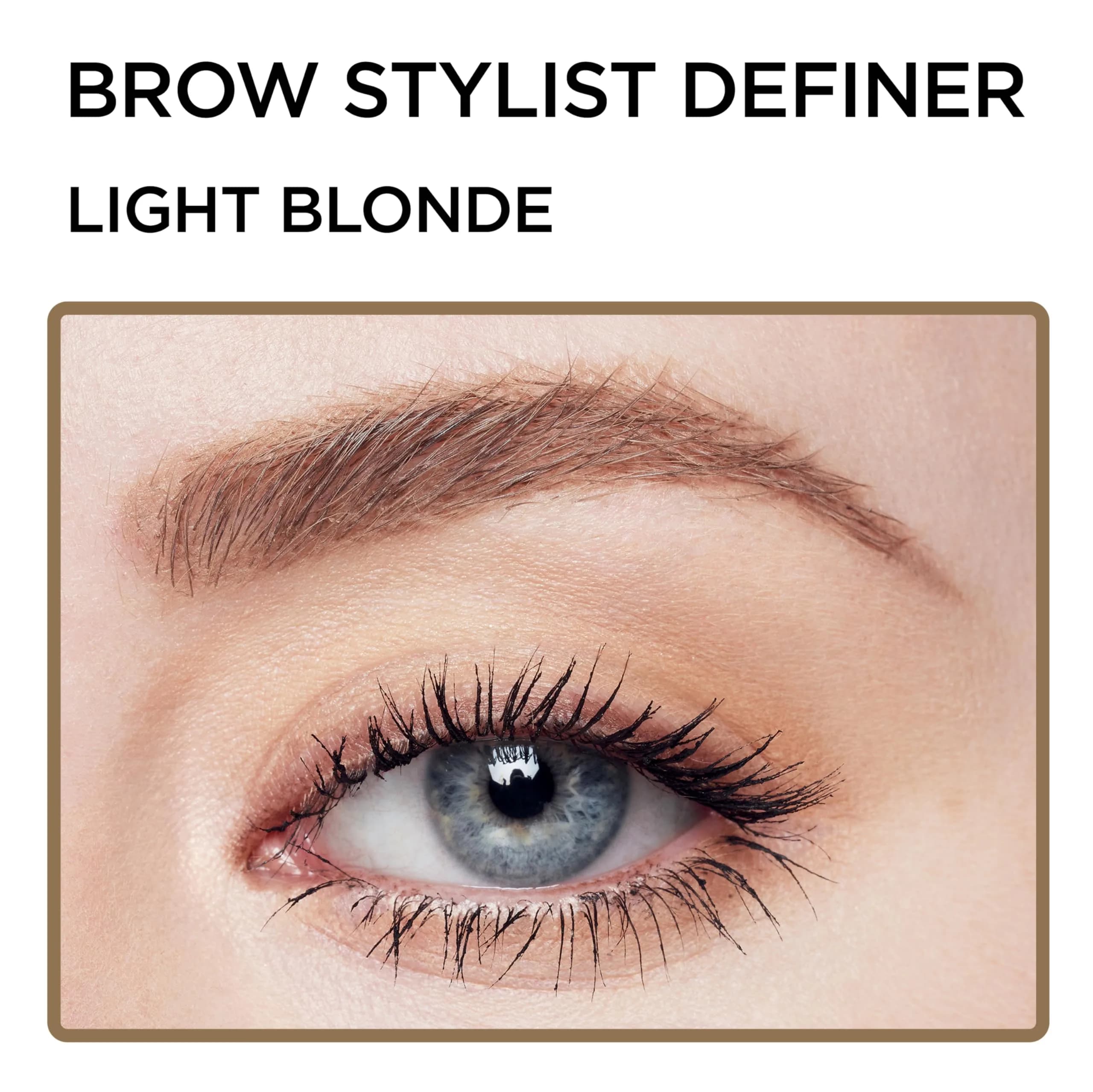 L'Oreal Paris Brow Stylist Definer Waterproof Eyebrow Pencil, Light Blonde, 0.003 Oz (Pack of 1) - view 4