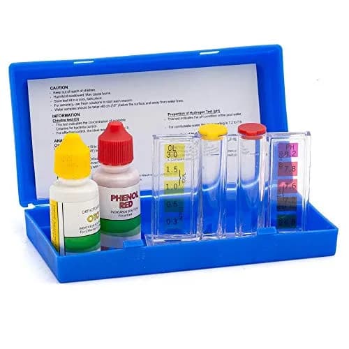 WWD POOL 2 Way Pool Water Test Kit for Chlorine & pH | Accurate Water Chemistry Testing thumbnail 1