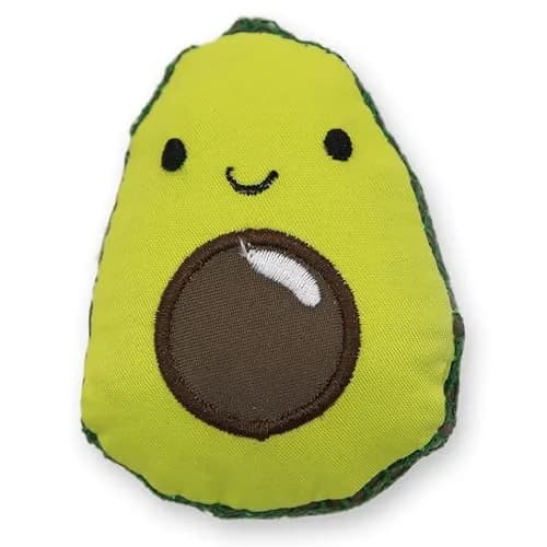 Catstages Lil' Avocato Cat Toy, Interactive Plush Avocado with Catnip, Kicker & Chew Toy 4.2 cm (1.8 in) | Encourages Active Play thumbnail 1