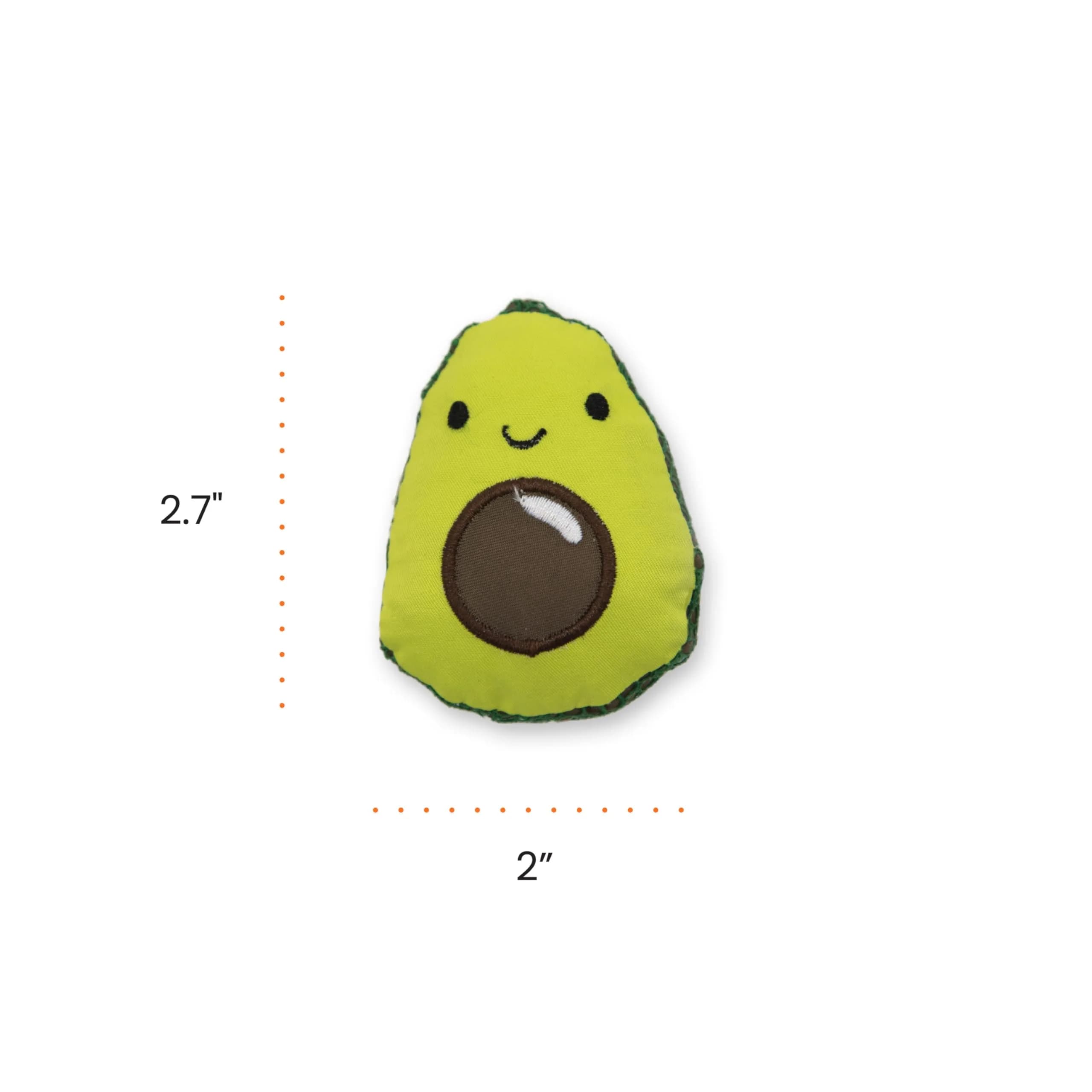 Catstages Lil' Avocato Cat Toy, Interactive Plush Avocado with Catnip, Kicker & Chew Toy 4.2 cm (1.8 in) | Encourages Active Play - view 9