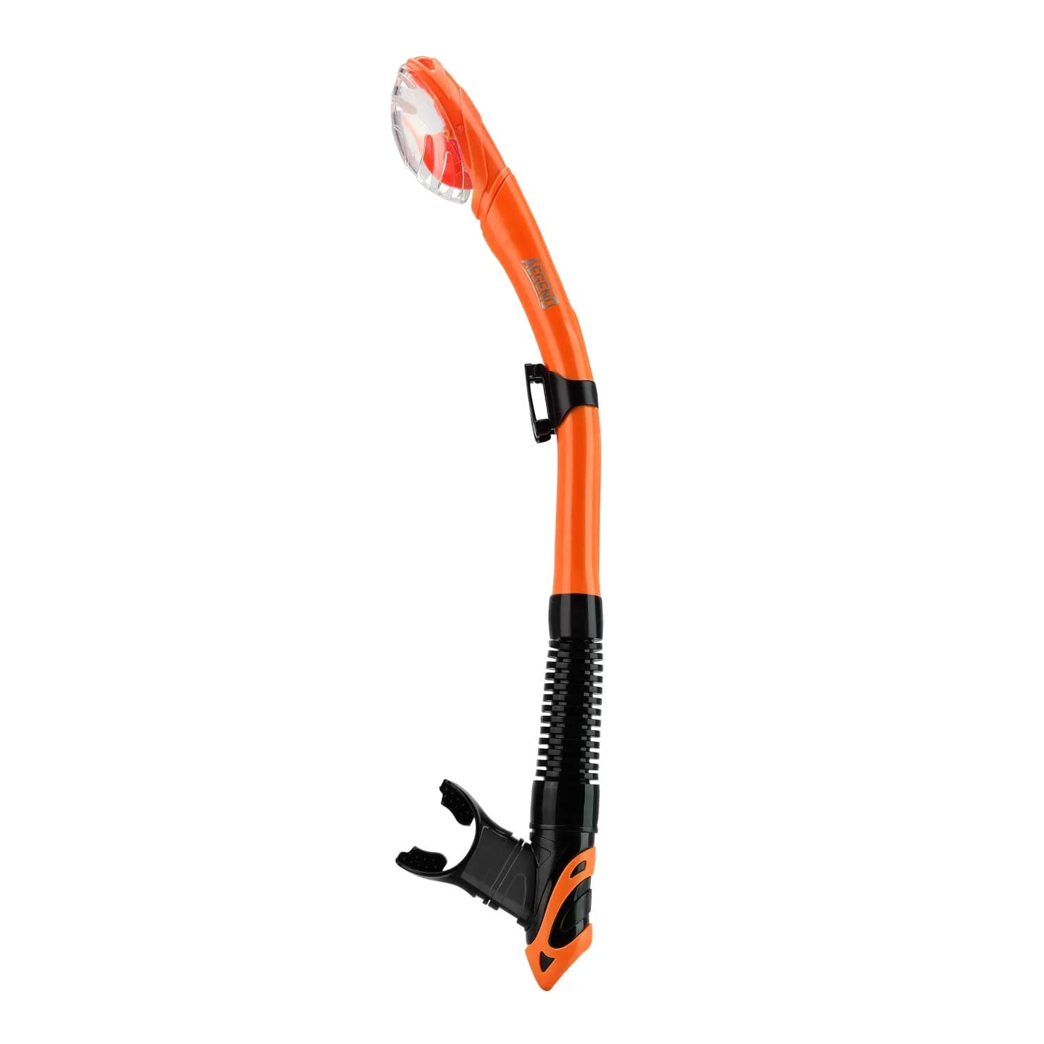 Aegend Snorkel Set for Adults & Youth | Dry Top, Purge Valve, Flexible Tube (One Size, Orange)